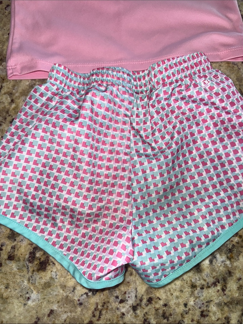 Nike Pink Heart Dri-FIT Top with Pink & Turquoise Set - Picture 7 of 8